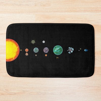 Outer Wilds Ship Log Map Bath Mat Official Outer Wilds Merch